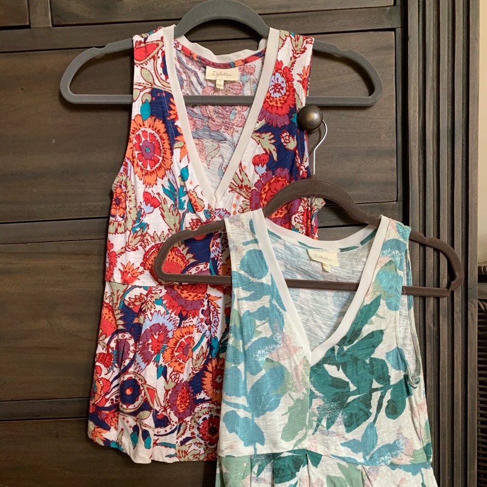 Anthropologie Deletta xs 2 tops